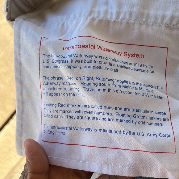 Southern Tide Mens Flat   Front Cream Short Waist Size 38 - Picture 13 of 14